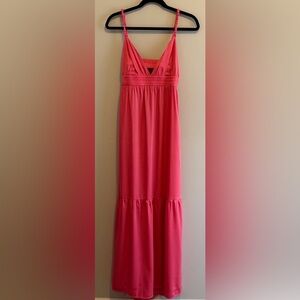 Vibrant Pink Sleeveless Dress